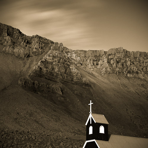 Black Church Study, Rauoisandur Iceland
